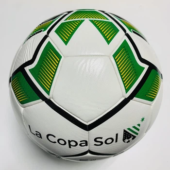Футбольный мяч Practic La Copa Sol Бело-Зеленый Размер 5 Гибридный 884