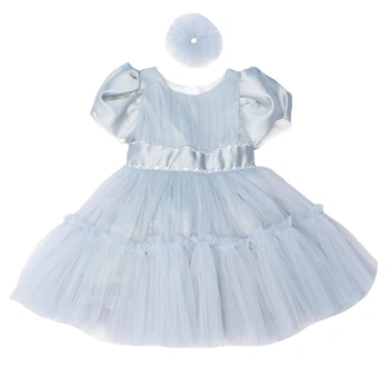 Платье нарядное для девочки Newe Baby 4883 104 см Голубой