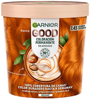 Фарба для волосся Garnier Good Permanent Hair Color 7.43 Turmeric Copper 200 мл (3600542518901)