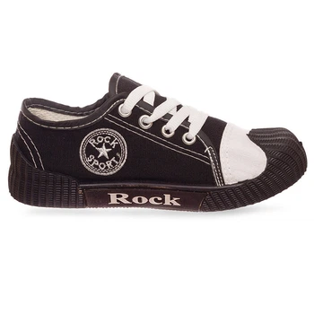 Кеды детские на шнуровке SP-Sport Rock 3984 размер 31 Black-White