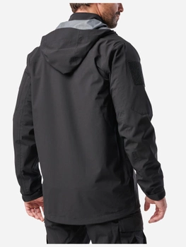 Куртка штормова чоловіча 5.11 Tactical Force Rain Shell Jacket 48362-019 XS Чорна (888579491166)