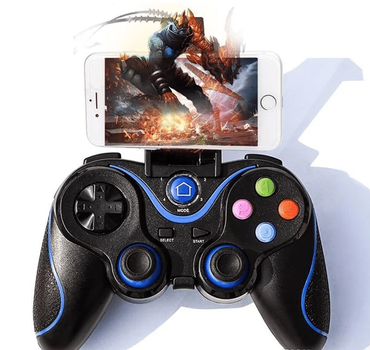 Bluetooth геймпад, джойстик Game G-V8pro, ігровий контролер, для ПК, PS3, SmartTV, Android, iOS, Black (74039-AV) TRG-190729