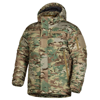 Чоловічий зимовий Костюм CamoTec Куртка + Штани / Польова форма на флісі до -25°C мультикам розмір 2XL