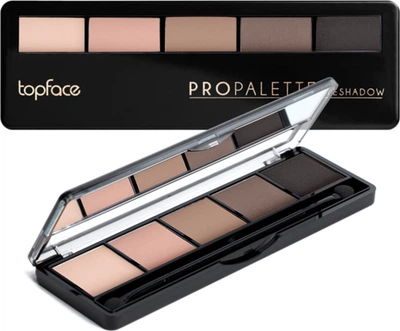 Палетка теней для век TopFace Pro Palette Eyeshadow 006 матово-перламутровые 8 г (8681217242937)