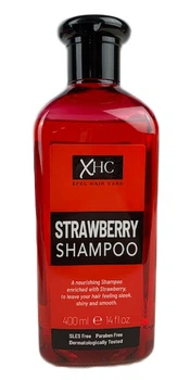 Поживний шампунь XPel Strawberry для ламкого та ослабленого волосся з екстрактом полуниці 400мл