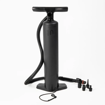 Ручной Насос Двойного Действия Quechua UltimComfort 10PSI с Манометром Черный