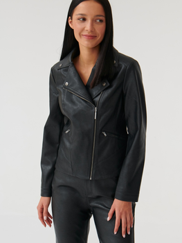 Шкіряна куртка жіноча Tatuum Ramonesi T2316.013 38 Чорна (5900142263026)