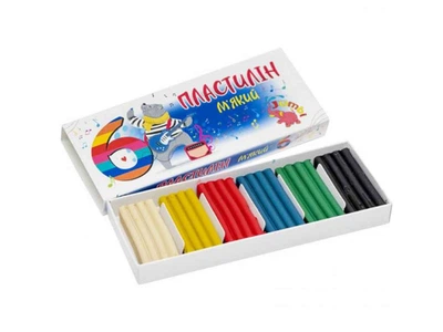 Пластилін JUMBI 6кол.