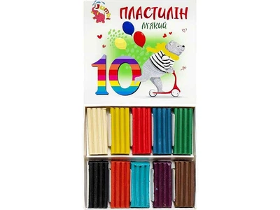 Пластилiн JUMBI 10кол. КТ 230603