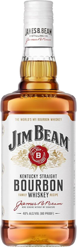 Віскі Jim Beam White 4 роки витримки 0.7 л 40% (5010196091008_5010278100826_080686000389)