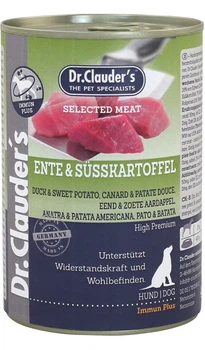 Консервований корм Dr.Clauder's Selected Meat Duck & Sweet Potato Консерва для собак з качкою та бататом 400 г (32341000)