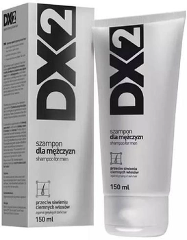 Шампунь DX2 для чоловіків проти сивини темного волосся 150 мл (5906071003474)