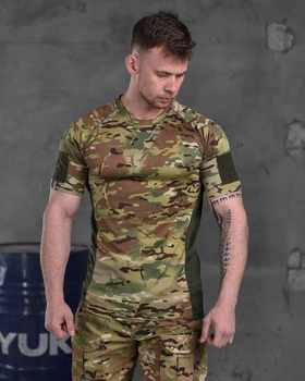Тактическая мужская потоотводящая футболка L мультикам (85688)