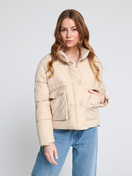 Куртка зимова жіноча Sinsay 9807A-01X L Бежева (5904620443559)