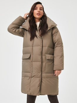 Куртка зимова жіноча Sinsay ZT943-80X XL Коричнева (5904841487004)