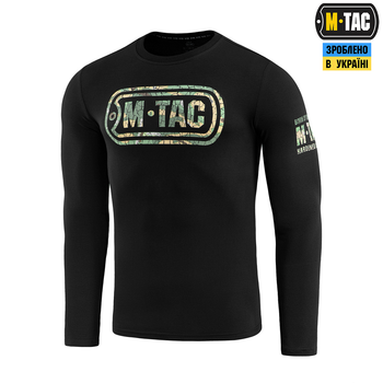 M-Tac футболка Logo длинный рукав Black XL