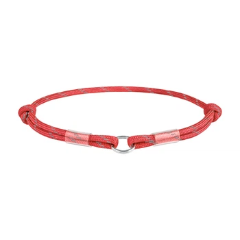 Амуниция Collar WAUDOG Smart ID Шнурок из паракорда для адресника, светоотражающий, красный M (z60393)