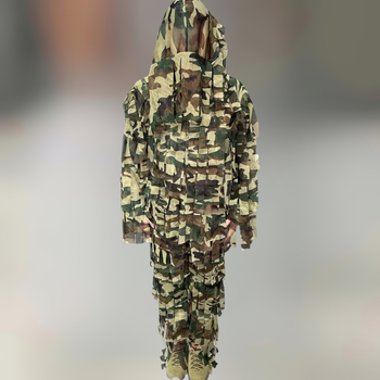 Маскувальний костюм Кікімора (Geely), Woodland, розмір L-XL до 100 кг, костюм розвідника, маскхалат кікімора