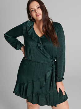 Сукня міні осіння жіноча Sinsay 3564F-79X XL Зелена (5904116776253)