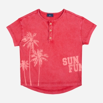 Koszulka dziecięca Chicco 09068387000000 110 cm Czerwona (8054707727335)