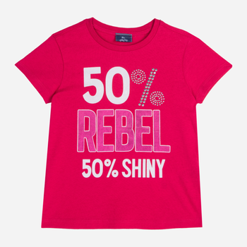 Дитяча футболка для дівчинки Chicco 09067157000000 92 см Темно-розовая (8054707961029)