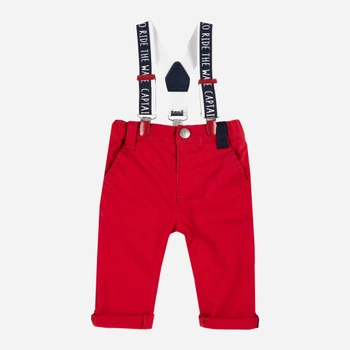Spodnie dziecięce dla chłopca Chicco 09008225000000 62 cm Czerwone (8054707832442)