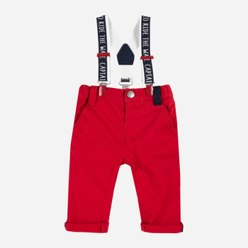 Дитячі штани для хлопчика Chicco 09008225000000 68 см Червоні (8054707832459)