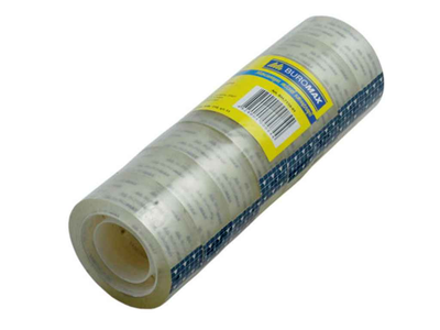 Скотч BUROMAX 30м канцелярський 12мм* прозорий 12шт арт. BM.7116-01