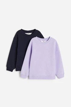 Свитшот сиреневый и синий 2шт H&M 110-116см (400094852)