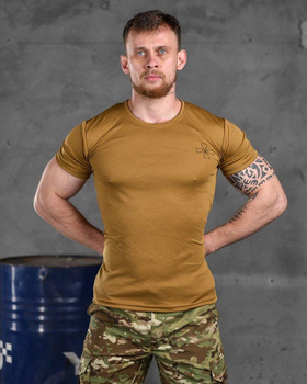 Тактическая потоотводящая футболка Odin кайот ЗСУ 2XL