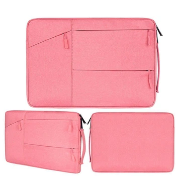 Чохол-сумка для ноутбуку, планшету, водонепроникний, Macbook Air/ Pro, 11-12 дюймів, 31x22x2 см, рожевий (567833)