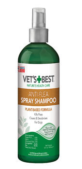 Шампунь-Спрей от блох Vet's Best Natural Anti-Flea Spray Shampoo для собак и котов 470 мл