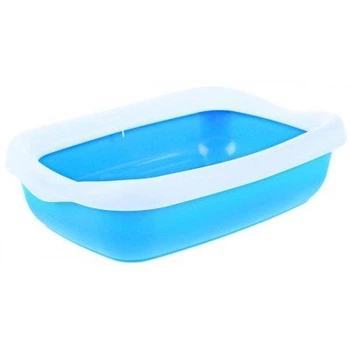 Savic ОВАЛ ТРЕЙ+РИМ (Oval Tray+Rim) туалет для котов с бортом, овал, 56x43x14 см
