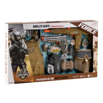 Игровой набор Военный Force Military Power Gun 10 элементов световые и звуковые эффекты