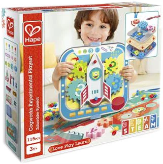 Игровой набор Hape Увлекательные шестерни (6943478035058)