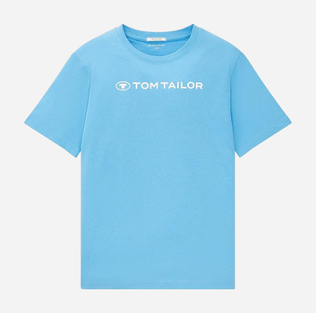 Дитяча футболка для хлопчика Tom Tailor 1033790 128-134см Блакитна (4066887192302)