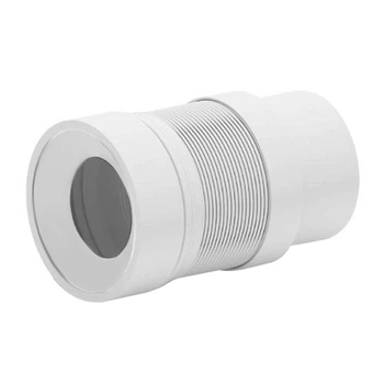 Lidz Гофра армированная для унитаза LG07 d110 мм, прямой выход, длина 300 мм