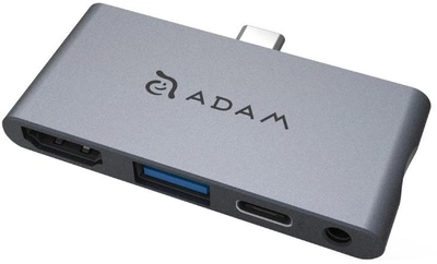 USB-C хаб Adam Elements Casa Hub i4 Gray