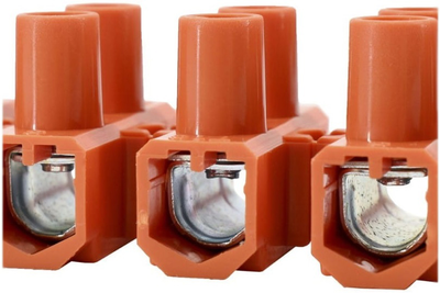 Клемна колодка DPM 12 контактів 3 А 2.5 мм помаранчева (BMCS025T)