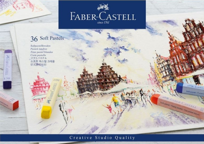 М'яка пастель Faber Castell Creative Studio Quality 36 кольорів (4005401283362)