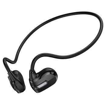 Блютуз гарнітура Hoco ES63 (Bluetooth 5.2, 8 годин роботи, силікон, для спорту, універсальні) - Чорний