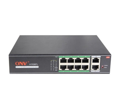 Комутатор на 8 PoE портів ONV H1108PGL