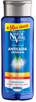 Szampon Naturvital Anticaida Anti-Hair Loss Shampoo Greasy Hair 350 ml (8414002079773)