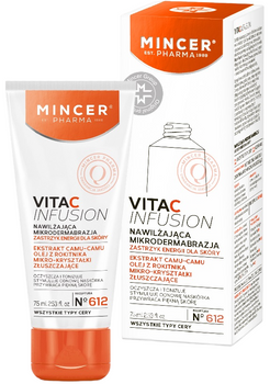 Mikrodermabrazja Mincer Pharma Vita C Infusion nawilżająca No.612 75 ml (5905669509893)