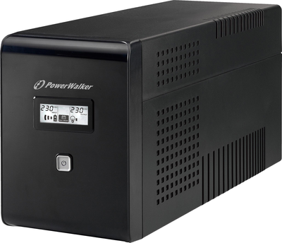 ДБЖ PowerWalker VI 1500 LCD 1500VA (900W) Black (10120019)