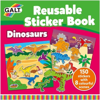 Набір для творчості Galt Dinosaurs з наліпками (5011979584892)