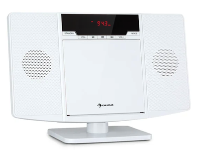 Вертикальная стереосистема Auna V14.2, CD, FM-тюнер, BT, USB, AUX