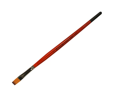 Кисть синтетика плоская Kolos Synthetic Carrot 1097F № 6 короткая ручка (4210970F06)