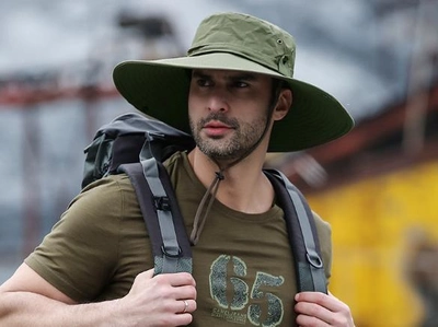 Тактичний Панама Мультикам тактичний капелюх, армійська камуфляжна Військова ЗСУ Зелена