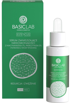 Serum BasicLab Esteticus zmniejszające niedoskonałości z niacynamidem 5% 30 ml (5907637951529)